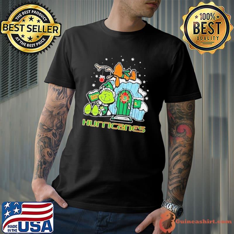 Miami Hurricanes Grinch Nuts Welcome Christmas Shirt
