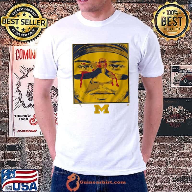 Michigan Football blake corum game face shirt