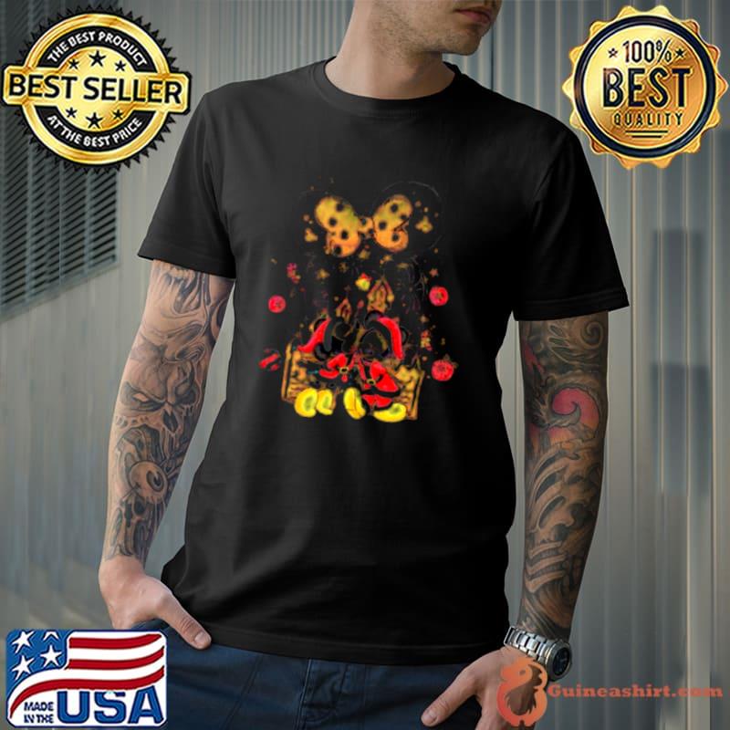 Mickey and Minnie Christmas castle shirt