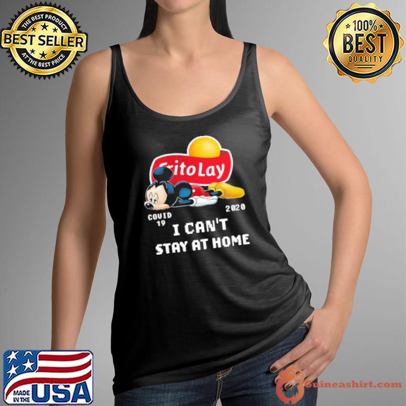Mickey Mouse Frito Lay Covid 19 2020 I Can’T Stay At Home Shirt Tank Top