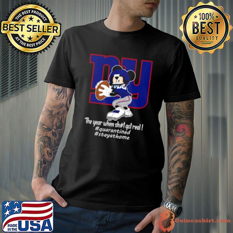 Mickey Mouse New York Giants The Year When Shit Got Real Shirt