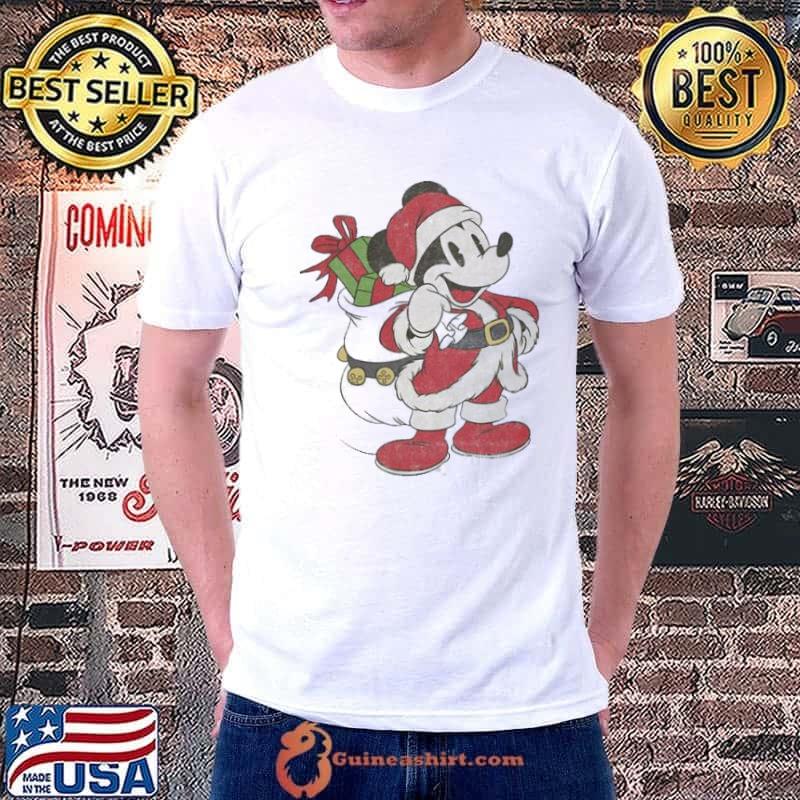 Mickey Mouse Santa Claus Shirt