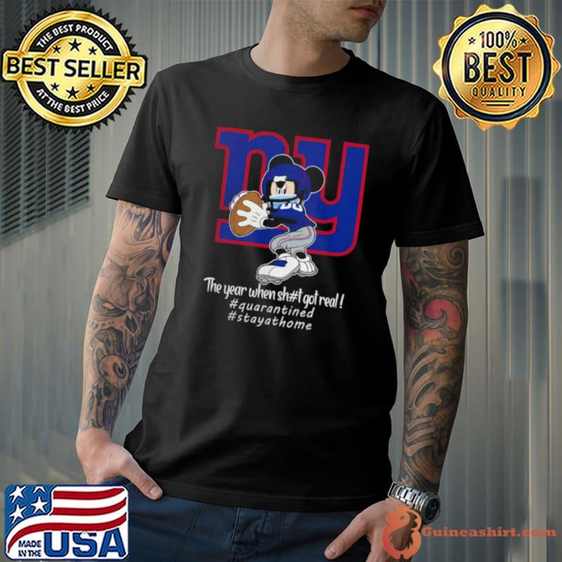 Mickey Mouse x New York Giants The Year When Sh#t Got Real Shirt