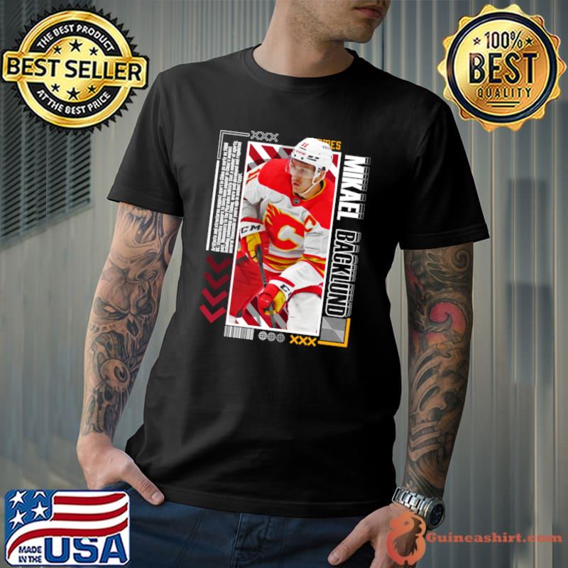 Mikael Backlund Swedish professional ice hockey centre and captain of the Calgary Flames T-Shirt