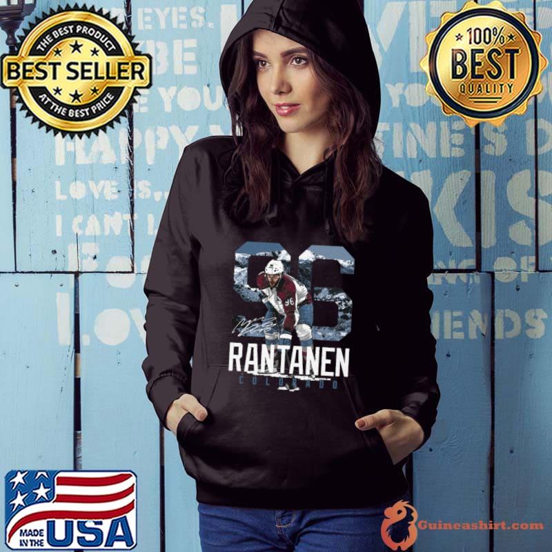 Mikko Rantanen Signature professional ice hockey forward and alternate Colorado Landmark T-Shirt Hoodie