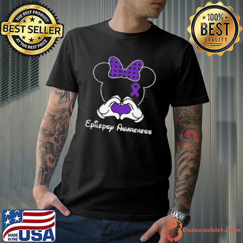 Minnie Mouse And Epilepsy Awareness Shirt