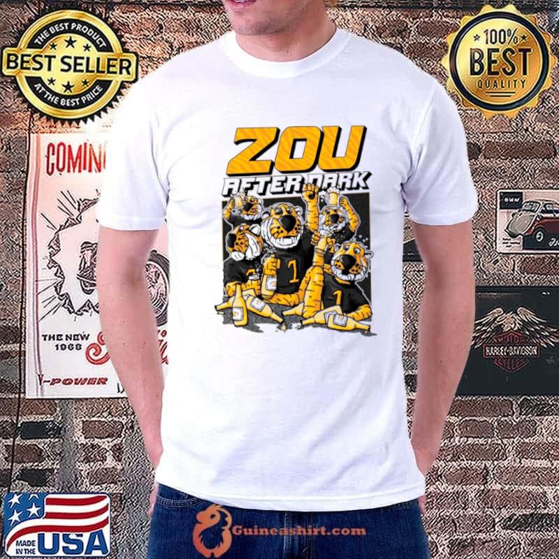 Missouri Tigers vs. Tennessee Volunteers Zou after dark shirt