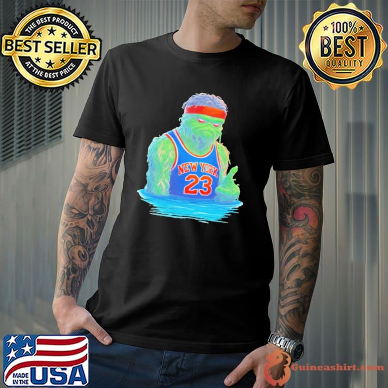 Mitchell Robinson NY Knicks Blockness monster shirt