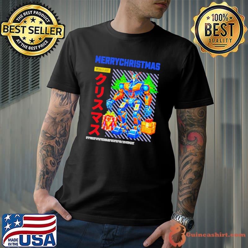 Mobile Suit Gundam Merry Christmas shirt