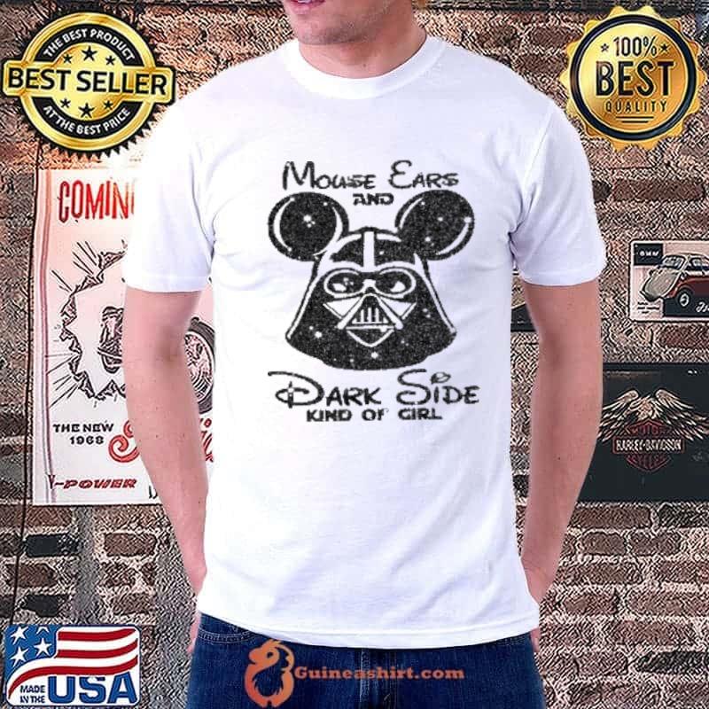 Mouse Ears And Dark Side Kindgirl Diamond Shirt