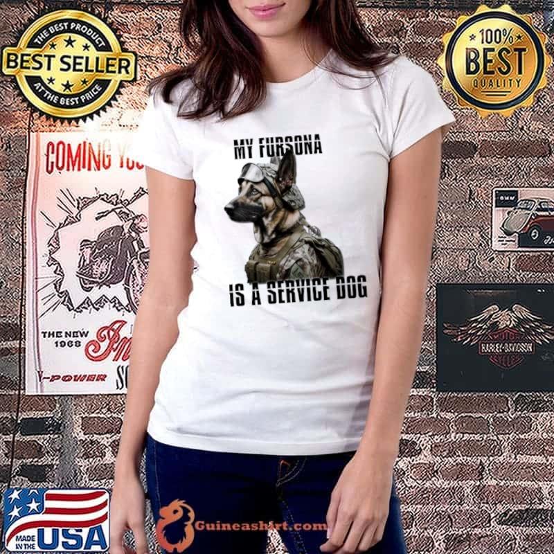 My Fursona Is A Service Dog Shirt Ladiestee
