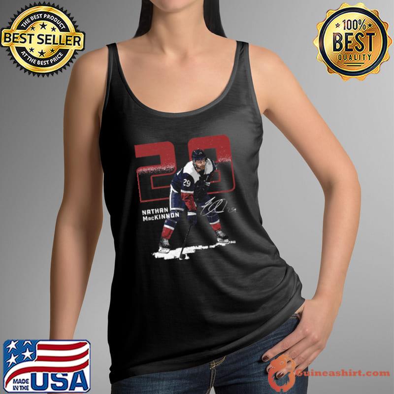 Nathan MacKinnon Colorado Signature professional ice hockey centre T-Shirt Tank Top