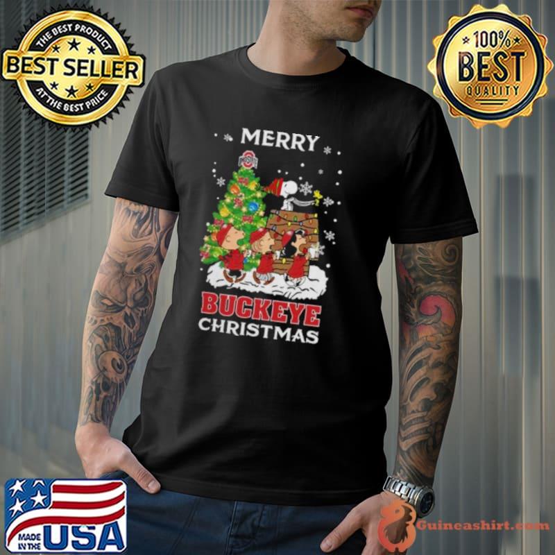 Ncaa Ohio State Buckeyes Snoopy Family Christmas Shirt