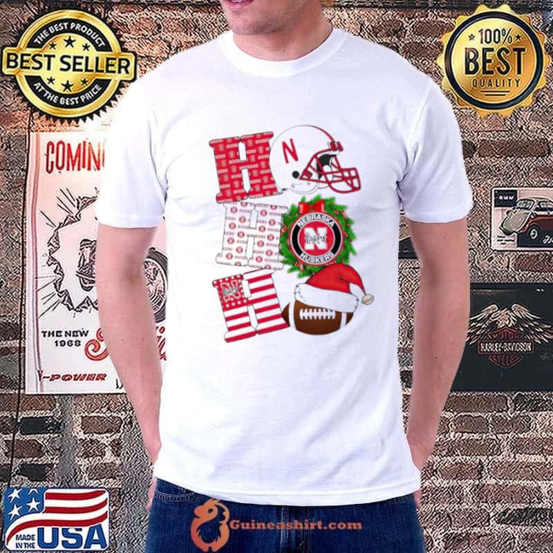Nebraska Cornhuskers Ho Ho Ho Christmas shirt