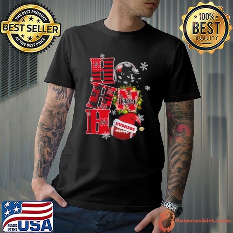 Nebraska Cornhuskers Ncaa Ho Ho Ho Christmas Shirt