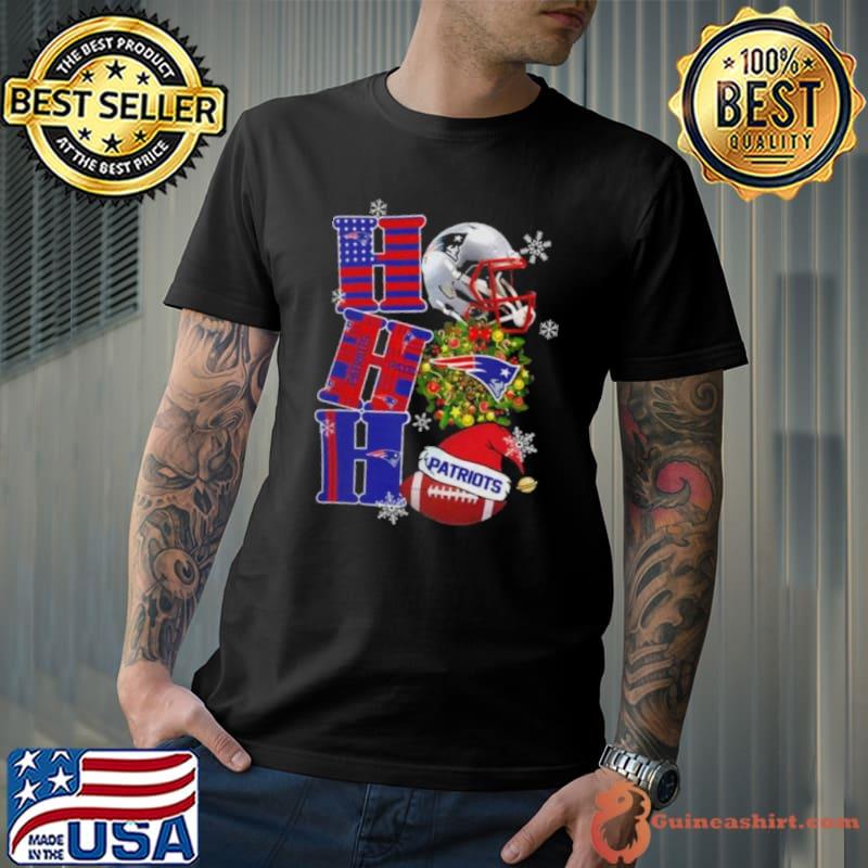 New England Patriots Nfl Ho Ho Ho Christmas Shirt