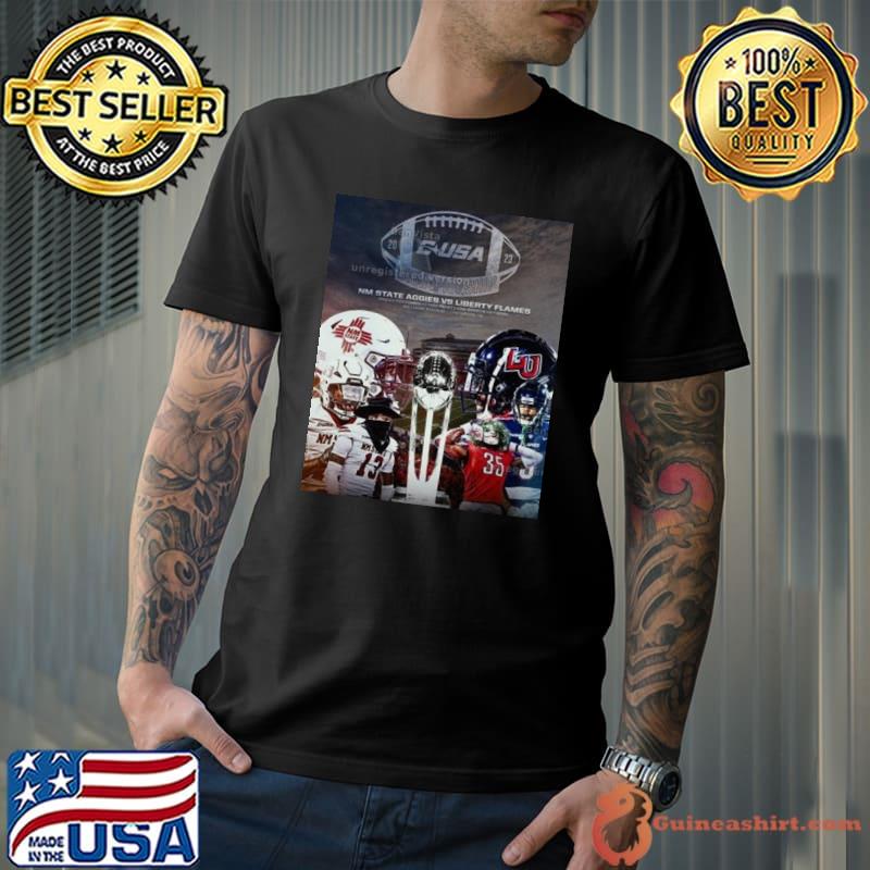 New Mexico State Aggies Vs Liberty Flames 2023 CUSA Championship Shirt