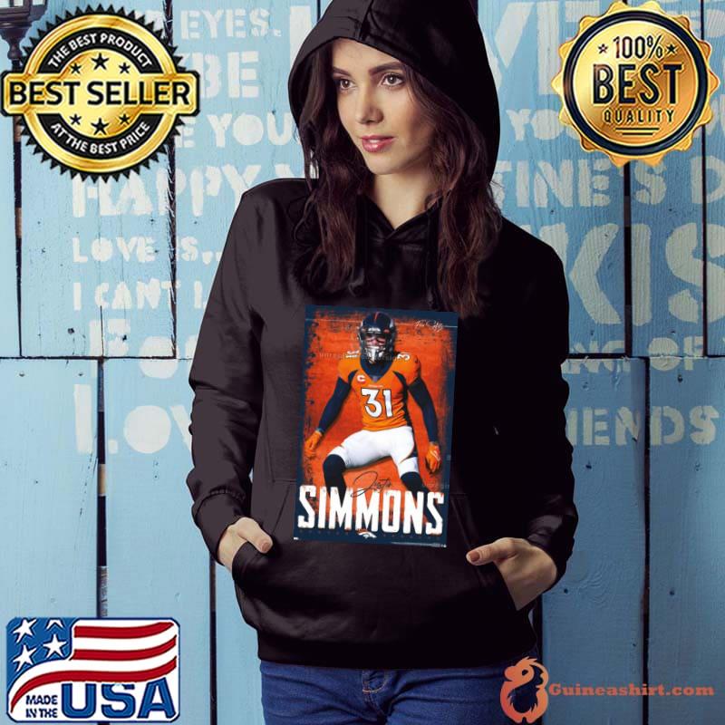 NFL Denver Broncos Justin Simmons 22 Wall Poster Shirt Hoodie
