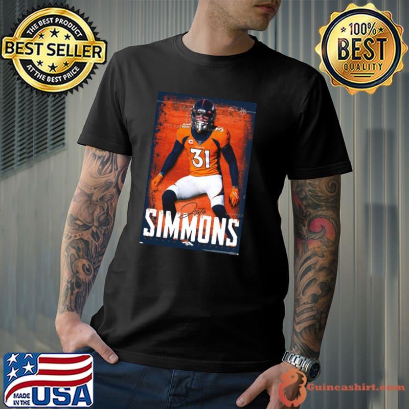 NFL Denver Broncos Justin Simmons 22 Wall Poster Shirt