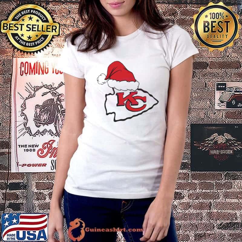 NFL Kansas City Chiefs Santa Hat Logo Christmas 2023 s Ladiestee