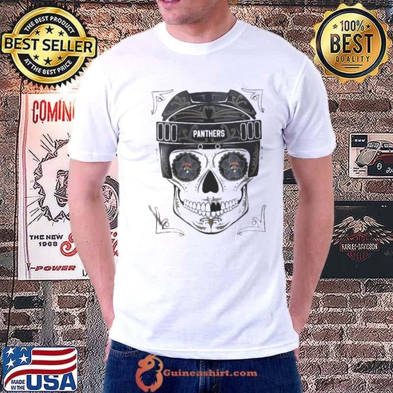 NHL Florida Panthers Skull Dia De Los Muertos Hockey Logo Shirt