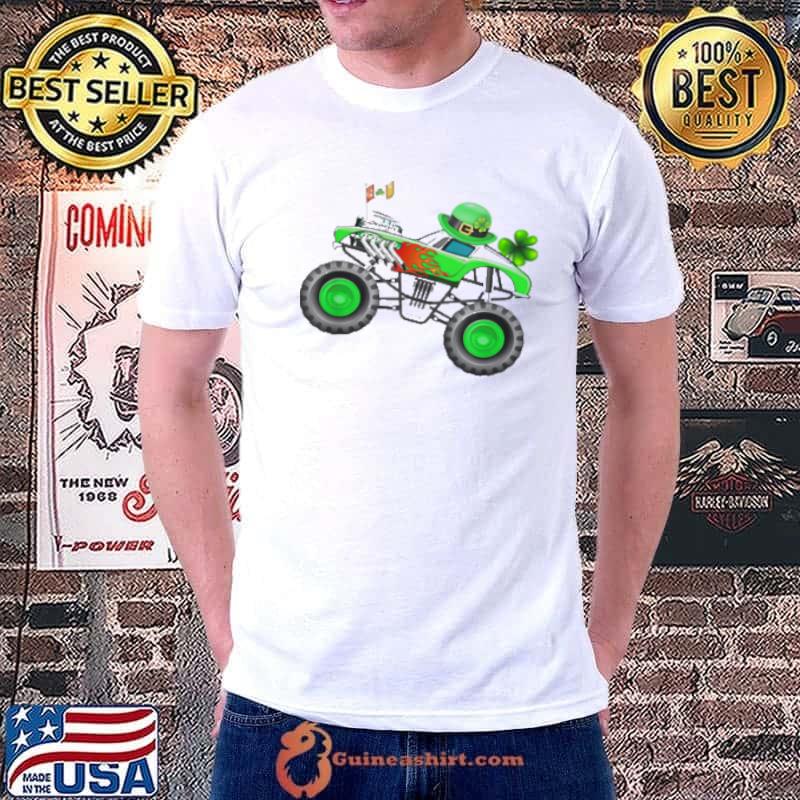 Nice Kids St Patricks Day Monster Truck Shirt