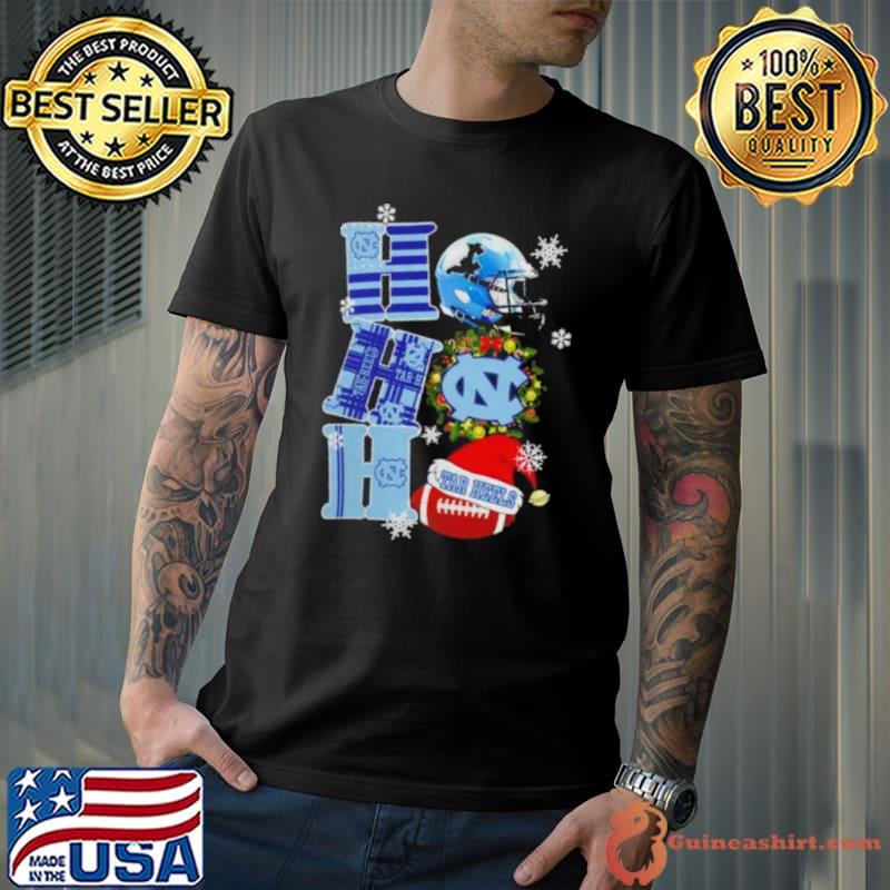 North Carolina Tar Heels Ncaa Ho Ho Ho Christmas Shirt