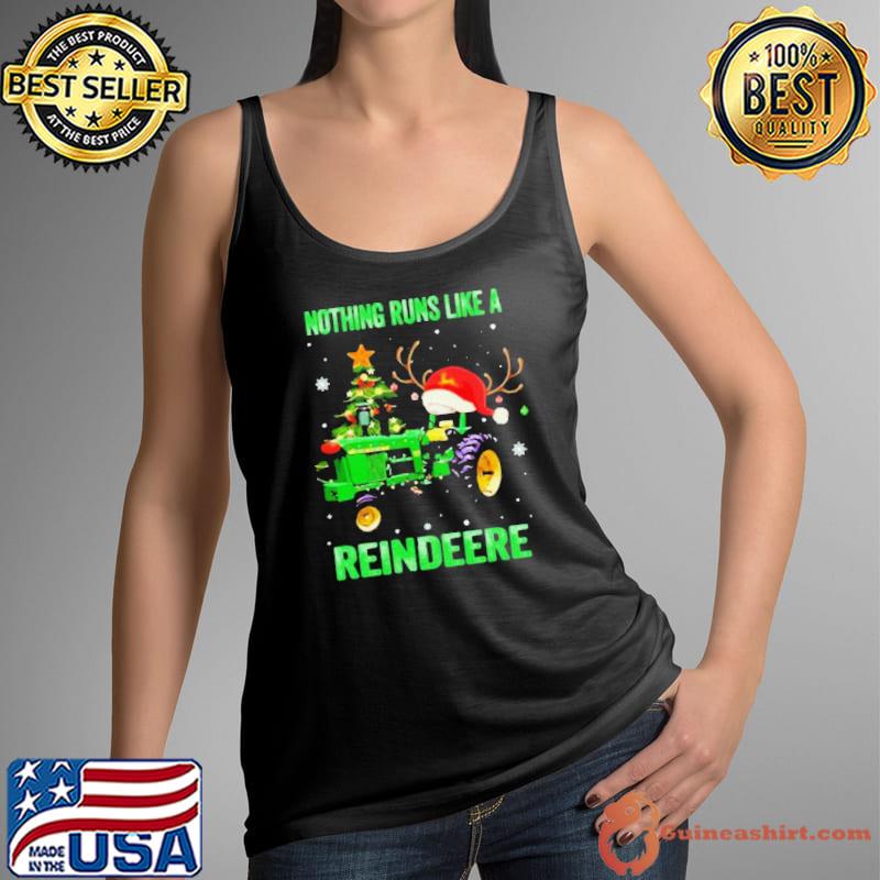 Nothing runs like a reindeere Christmas car and tree s Tank Top