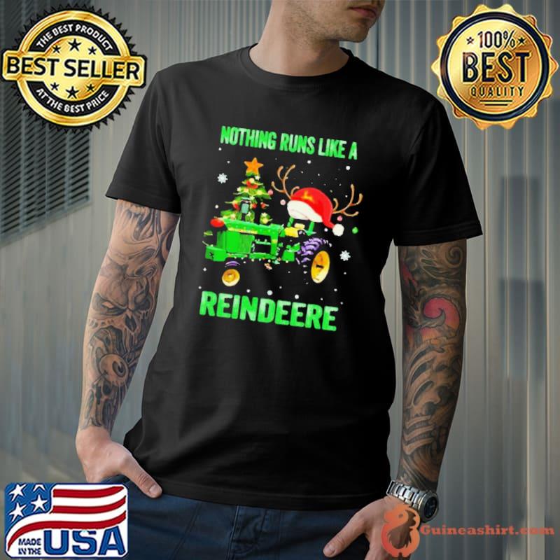 Nothing runs like a reindeere Christmas car and tree shirt