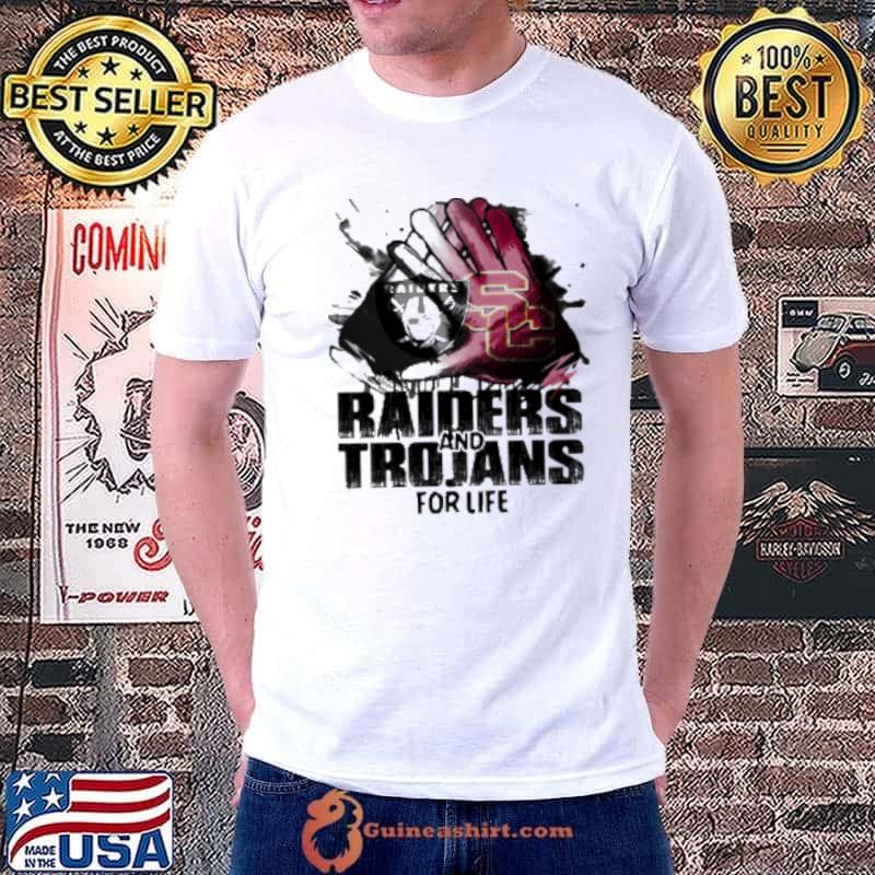 Oakland Raiders And Southern California Trojans For Life Shirt