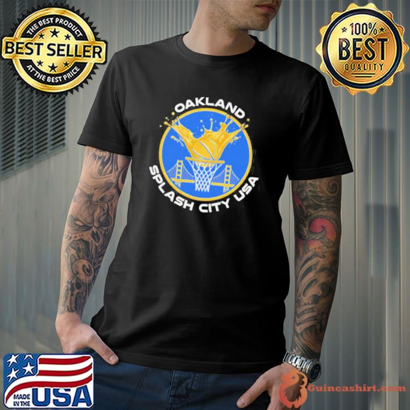 Oakland splash city USA Golden State Warriors shirt