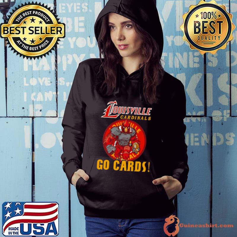 Official louisville Cardinals Mascot Go Cards Shirt Hoodie