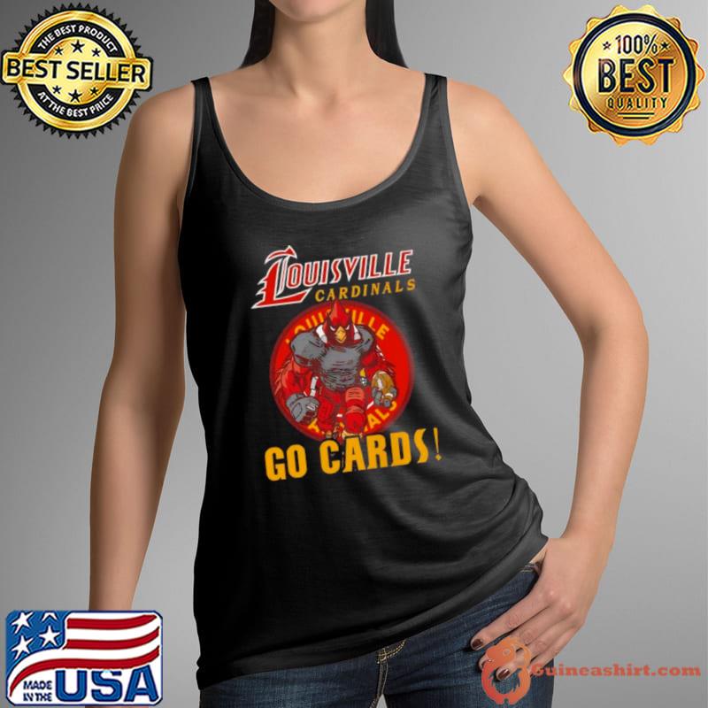 Official louisville Cardinals Mascot Go Cards Shirt Tank Top