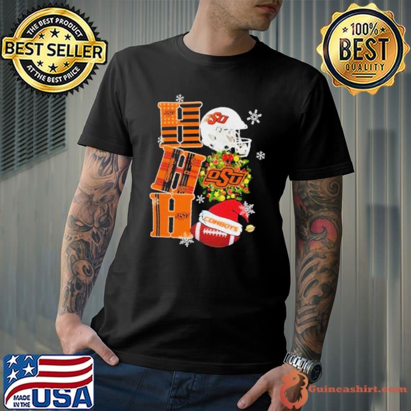 Oklahoma State Cowboys Ncaa Ho Ho Ho Christmas Shirt