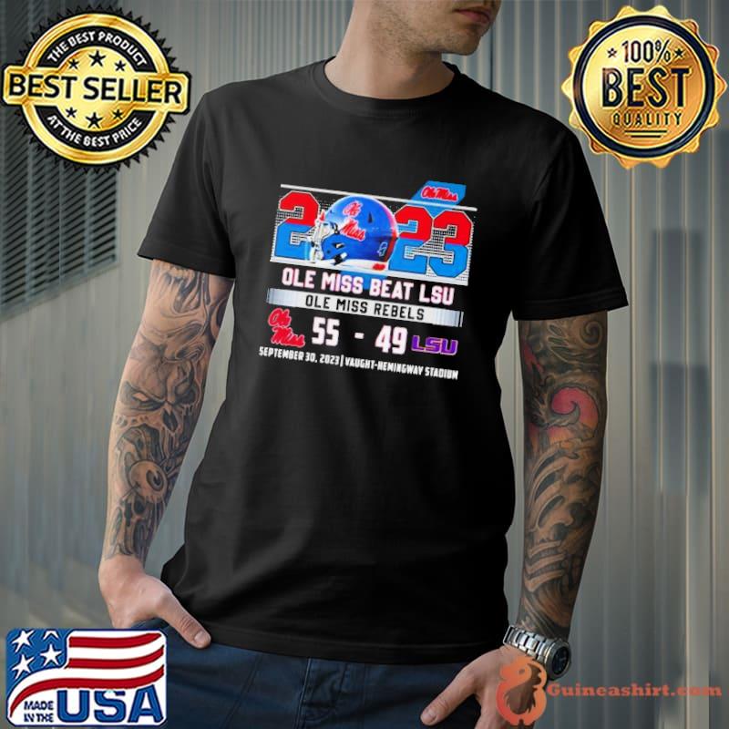 Ole Miss Rebels 55-49 LSU Tigers 2023 Ole Miss Beat LSU Shirt