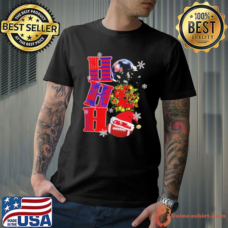 Ole Miss Rebels Ncaa Ho Ho Ho Christmas Shirt
