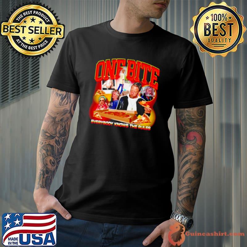 One bite everyone knows the rules shirt