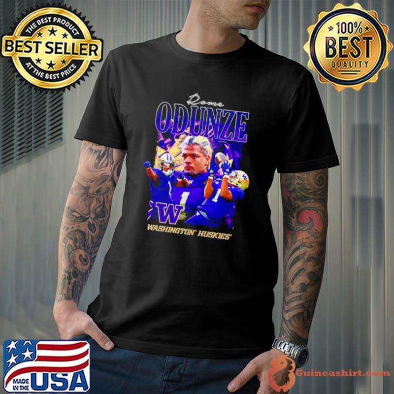 Original rome Odunze Montlake Washington Huskies football 2023 shirt