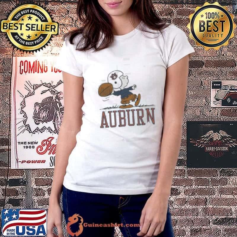Peanuts X Auburn Quarterback Shirt Ladiestee