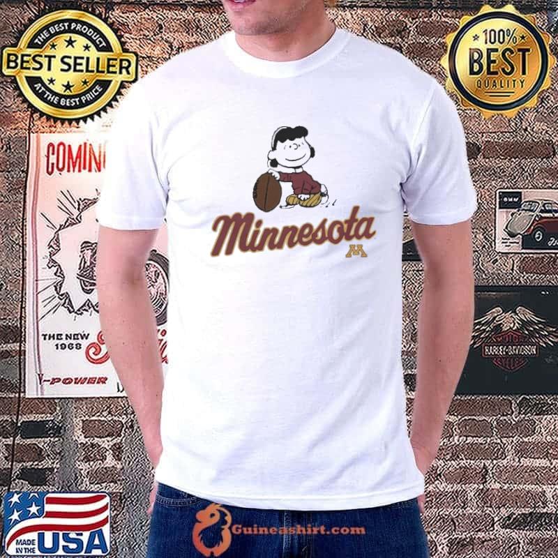 Peanuts X Minnesota Lucy Football shirt