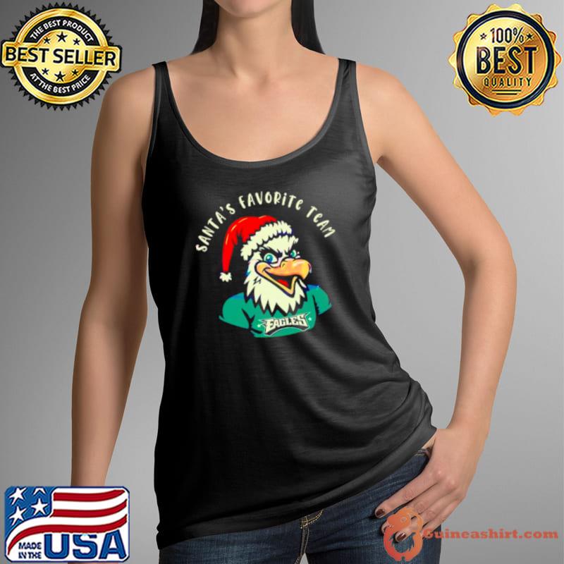 Philadelphia Eagles Santa Santas favorite team s Tank Top