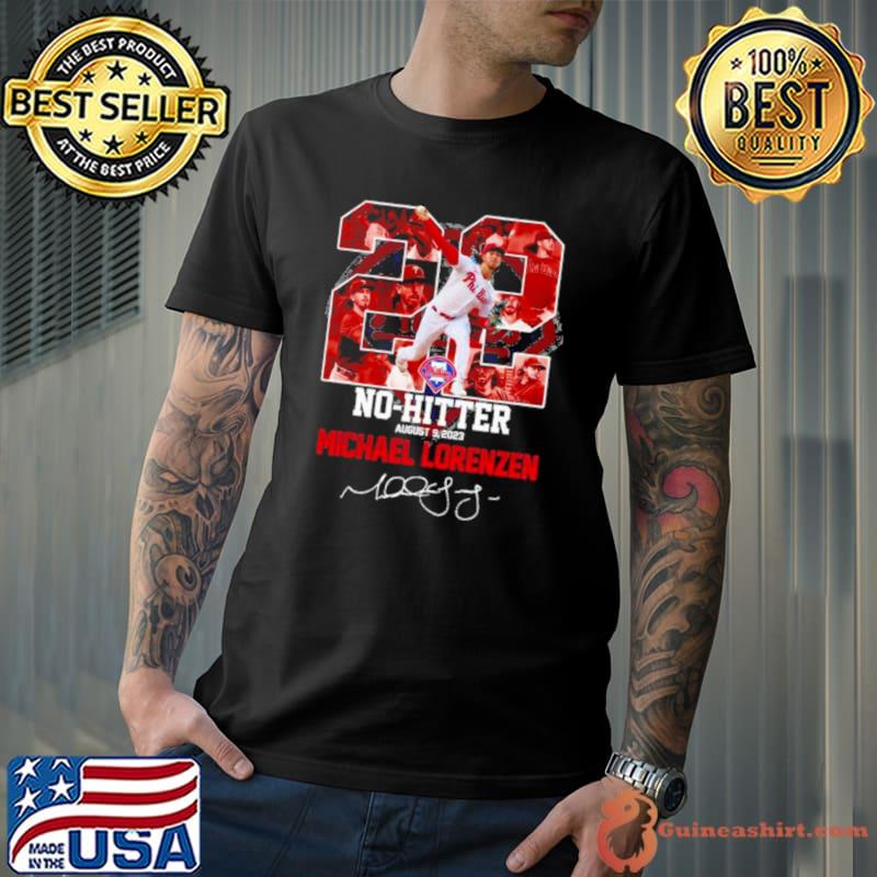 Philadelphia phillies No Hitter August 9 2023 Michael Lorenzen signature shirt