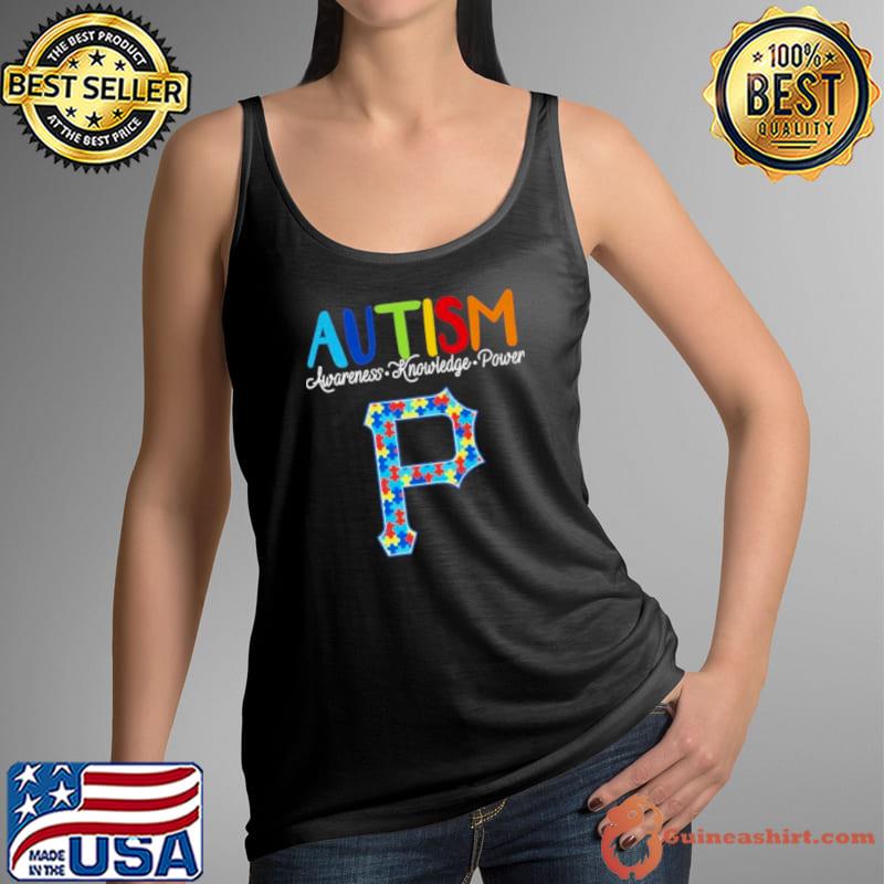 Pittsburgh Pirates Autism Awareness Knowledge Power s Tank Top