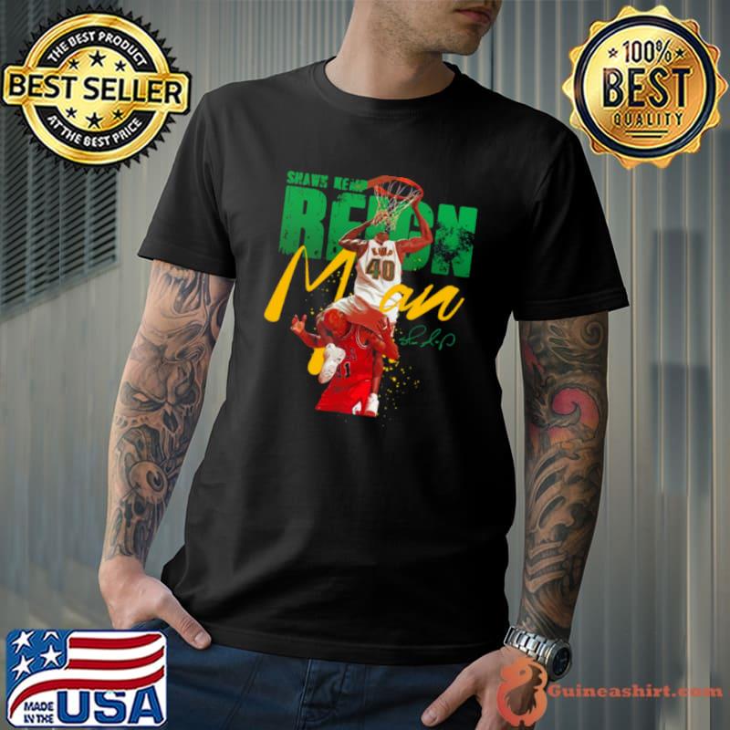 Retro Supersonics Shawn Kemp Dunk shirt