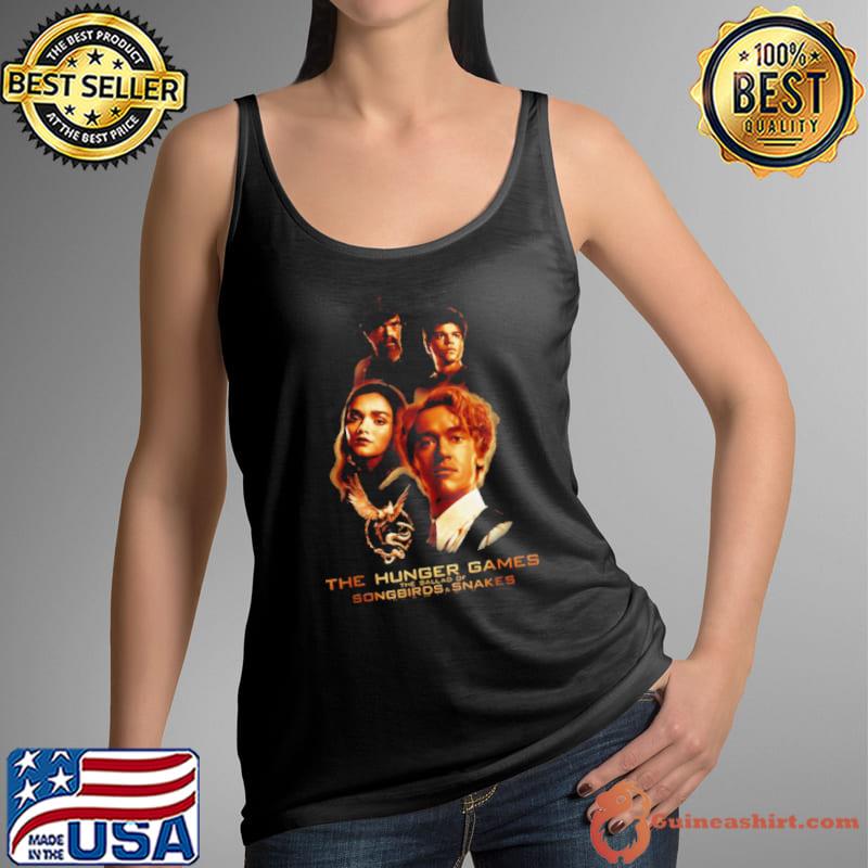 Retro The Ballad Of Songbirds And Snakes Character Collage s Tank Top