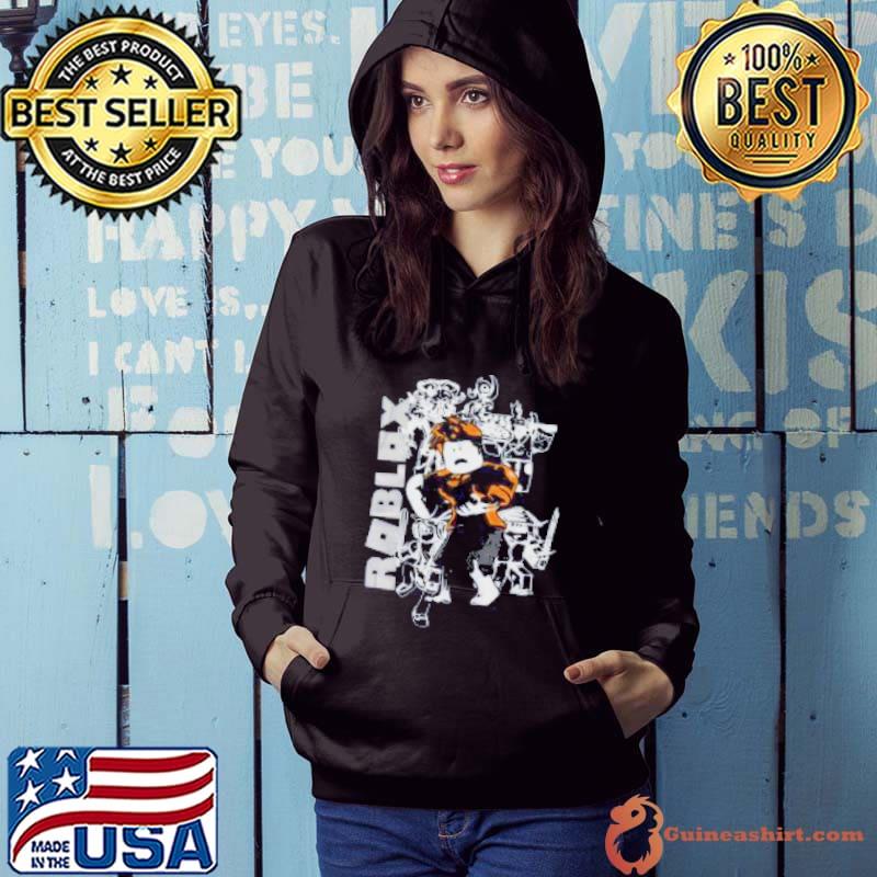 Roblox Youth Boys Navy Shirt Hoodie