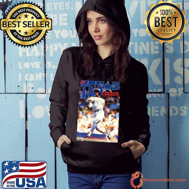 Ruben Sierra Texas Terror Texas Rangers Mlb Action Poster Shirt Hoodie
