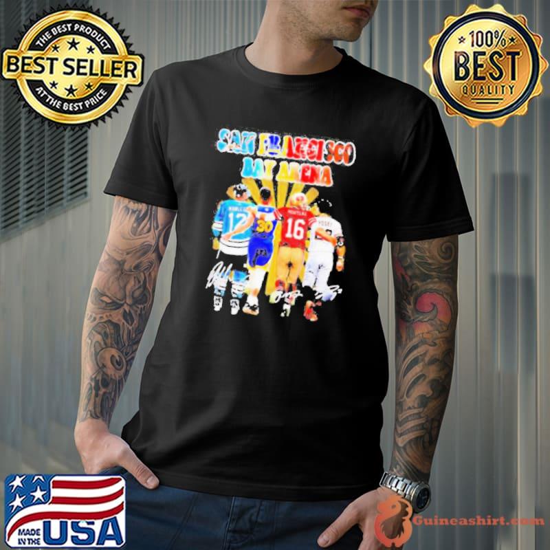 San Francisco Bay Arena legend players signatures Vintage shirt