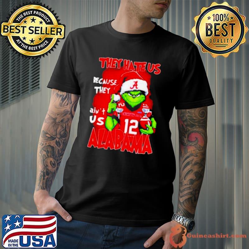 Santa Claus Grinch Alabama Crimson Tide Shirt