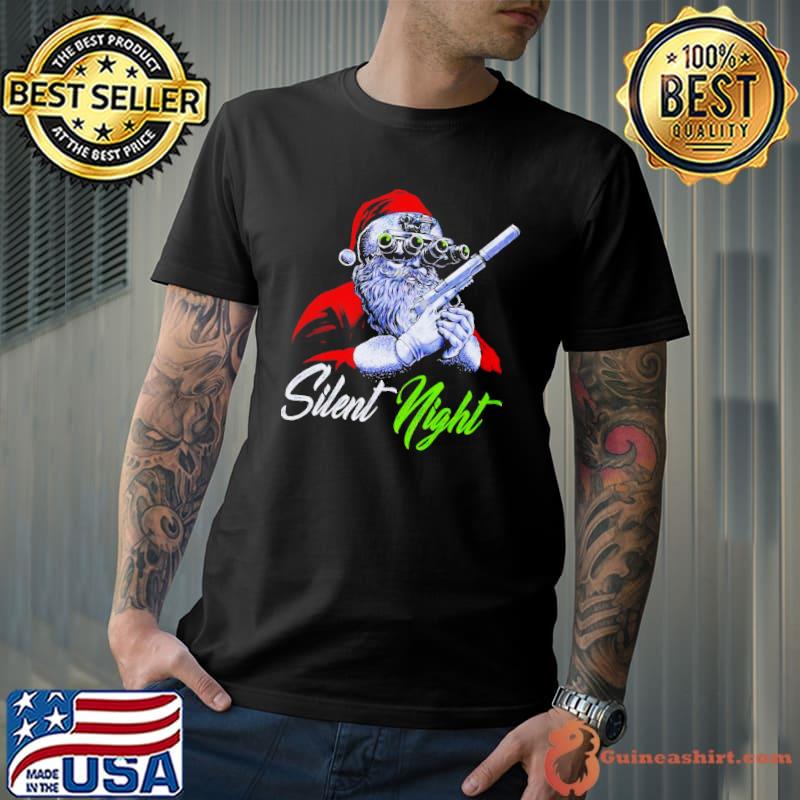 Santa Claus silent night Christmas shirt